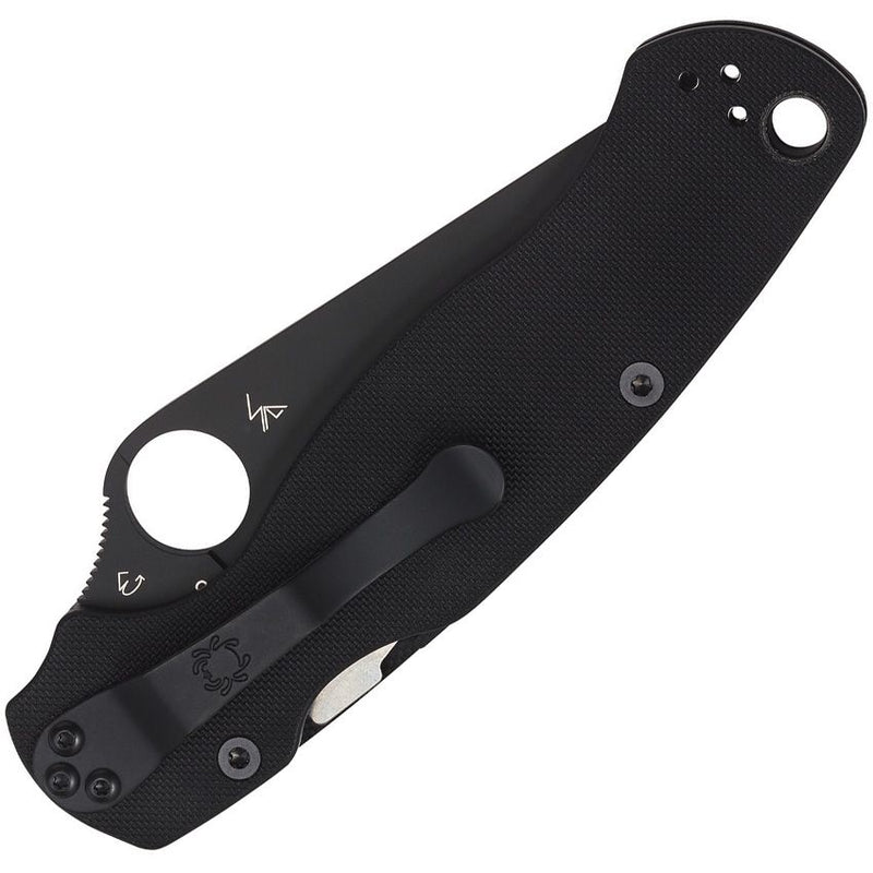 Spyderco Para Military 2 Comp Lock (Black) (3.5" Satin) [C81GPBK2] - Image 2