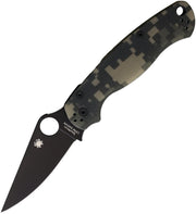 Spyderco Para Military 2 Comp Lock (Black) (3.5" Satin) [C81GPCMOBK2]