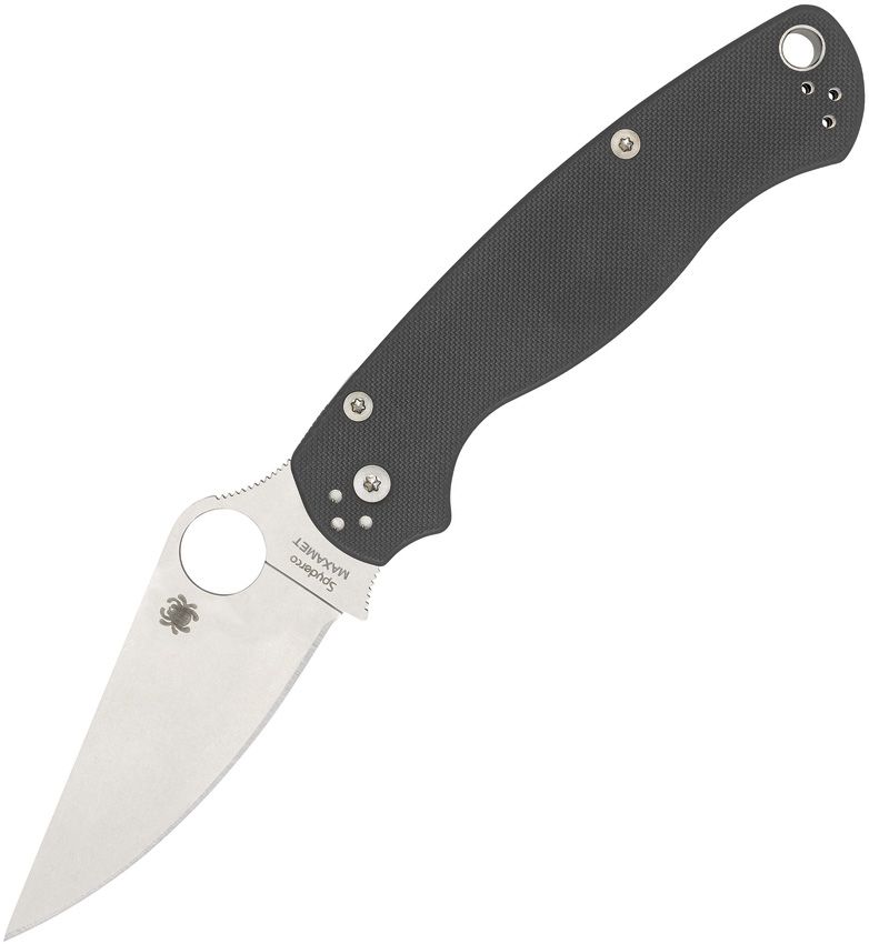Spyderco Para Military 2 G10 Dark Gray (Gray) (3" Satin) [C81GPDGY2]