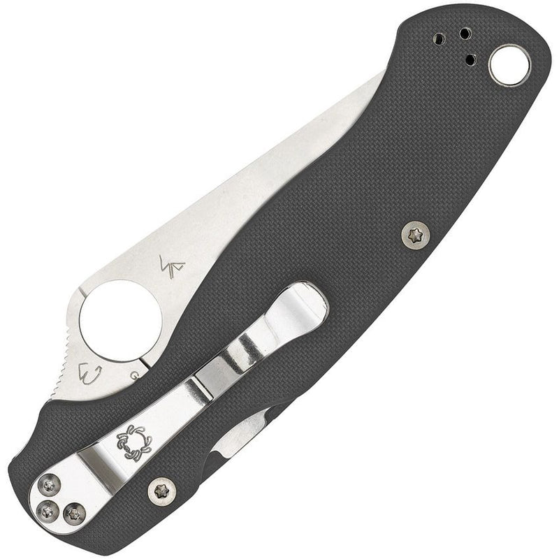 Spyderco Para Military 2 G10 Dark Gray (Gray) (3" Satin) [C81GPDGY2] - Image 2