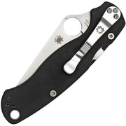Spyderco Para Military 2 Black G10 Left (3.5" Satin) - Image 2