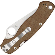 Spyderco Para Military 2 Comp Lock Brn (3.5" Satin) - Image 2