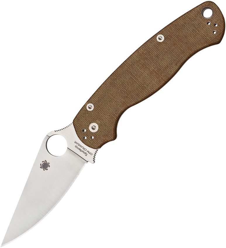 Spyderco Para Military 2 Comp Lock Brn (3.5" Satin)