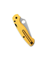 Spyderco Para Military 2 Lightweight Salt Yellow FRN MagnaCut Folding Knife [C81PYL2] - product view 4