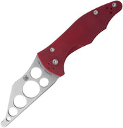 Spyderco Yojimbo 2 Trainer Red (Red) (3.25" Stonewash) [C85TR2]