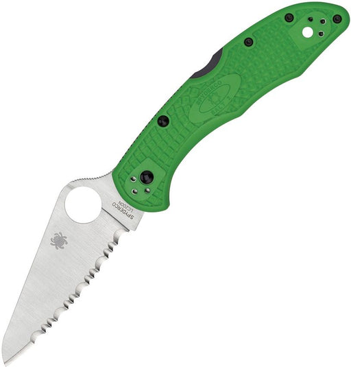 Spyderco Salt 2 Lockback (Green) (3" Satin) [C88FSGR2]