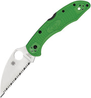 Spyderco Salt 2 Lockback (Green) (3" Satin) [C88FSWCGR2]