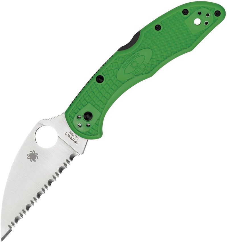 Spyderco Salt 2 Lockback (Green) (3" Satin) [C88FSWCGR2]