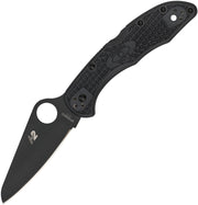 Spyderco Salt 2 Lockback Plain Folding Knife [C88PBBK2] — view 1