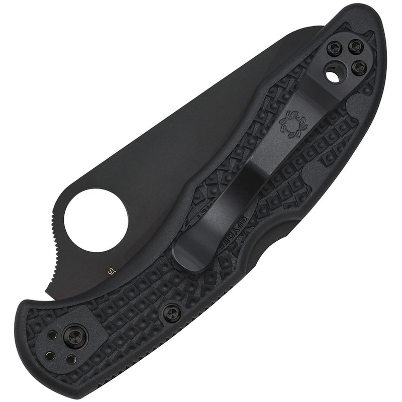 Spyderco Salt 2 Lockback Plain Folding Knife [C88PBBK2] — view 2