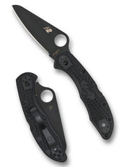 Spyderco Salt 2 Lockback Plain Folding Knife [C88PBBK2] — view 3
