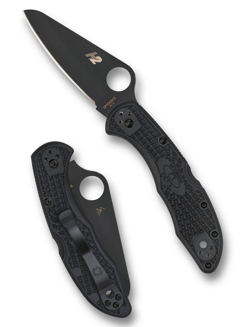 Spyderco Salt 2 Lockback Plain Folding Knife [C88PBBK2] — view 3
