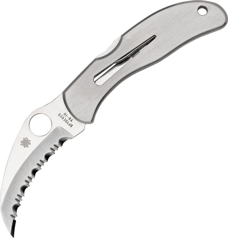 Spyderco Harpy Lockback (Stainless) (2.75" Satin) [C08S]