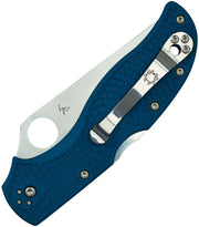 Spyderco Stretch 2 Lockback Blue (Blue) (3.5" Satin) [C90FP2K390] - Image 2