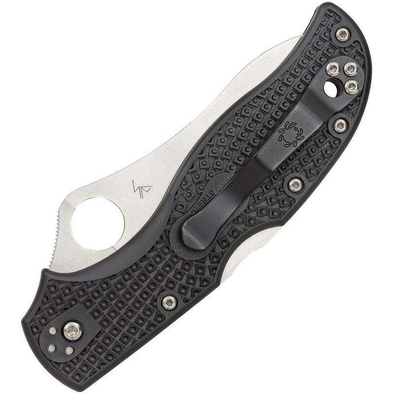 Spyderco Stretch 2 Lockback Black (Black) (3.5" Satin) [C90PBK2] - Image 2