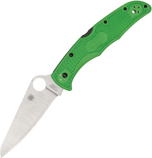 Spyderco Pacific Salt 2 Lockback Green (Green) (3.75" Satin) [C91FPGR2]