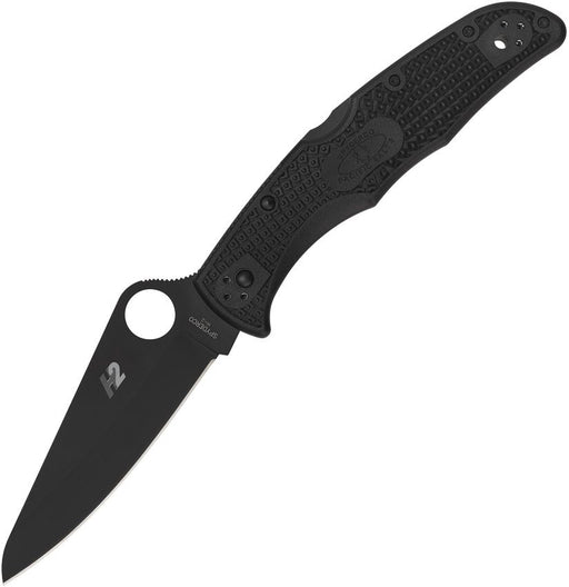 Spyderco Pacific Salt 2 Lockback Black (Black) (3.75" Black) [C91PBBK2]