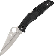 Spyderco Pacific Salt 2 Lockback Black (Black) (3.75" Satin) [C91PBK2]
