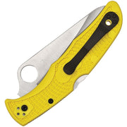Spyderco Pacific Salt 2 Lockback Yellow (Yellow) (3.75" Satin) [C91PYL2] - Image 2