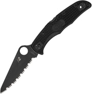 Spyderco Pacific Salt 2 Lockback Black (Black) (3.75" Black) [C91SBBK2]