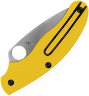 Spyderco Penknife Slipit Yellow (Yellow) (3" Satin) [C94PYL] - Image 2