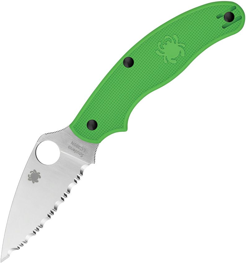 Spyderco UK Penknife SLIPIT Salt Grn4 (Green) (3" Satin) [C94SGR]