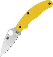 Spyderco Penknife Lightweight Yellow (3" Satin)
