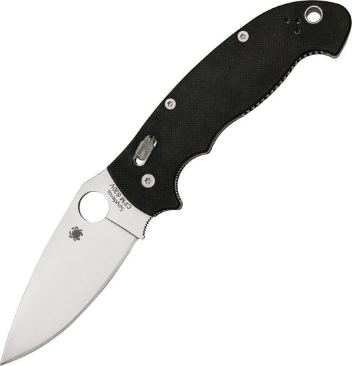 Spyderco Manix-2 XL (Black) (3" Satin) [C95GP2]