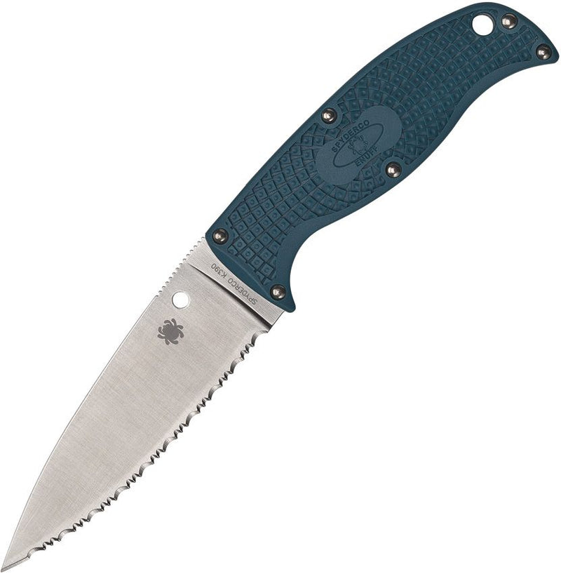 Spyderco Enuff 2 Fixed Blade Blue K390 [FB31SBL2K390]