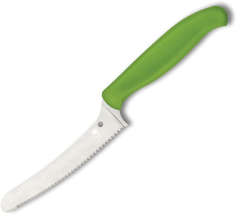 Spyderco Z-Cut Kitchen Knife Green [K13SGN]