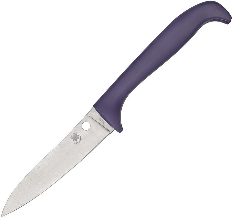 Spyderco Counter Critter Purple Plain Kitchen Knife [K21PPR]