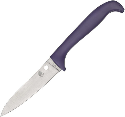 Spyderco Counter Critter Purple Plain Kitchen Knife [K21PPR]