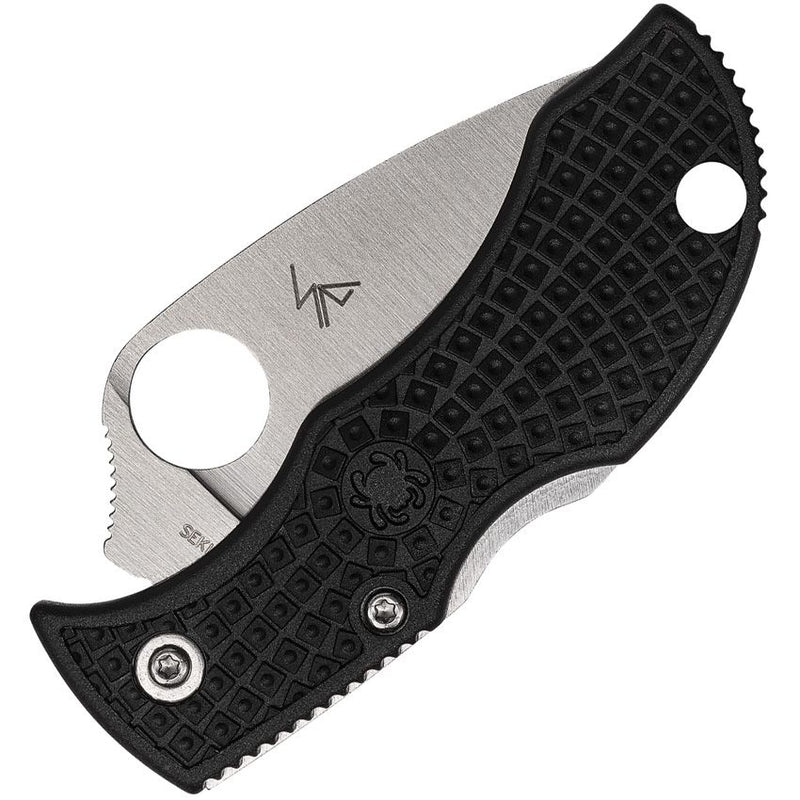 Spyderco Manbug Lockback (Black) (1.88" Satin) [MBKLFP] - Image 2