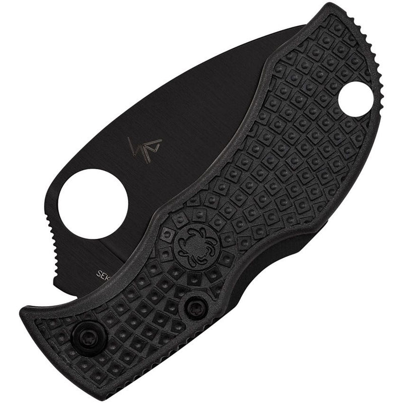 Spyderco Manbug Lockback Wharncliffe (Black) (1.9" Black) [MBKWSBK] - Image 2