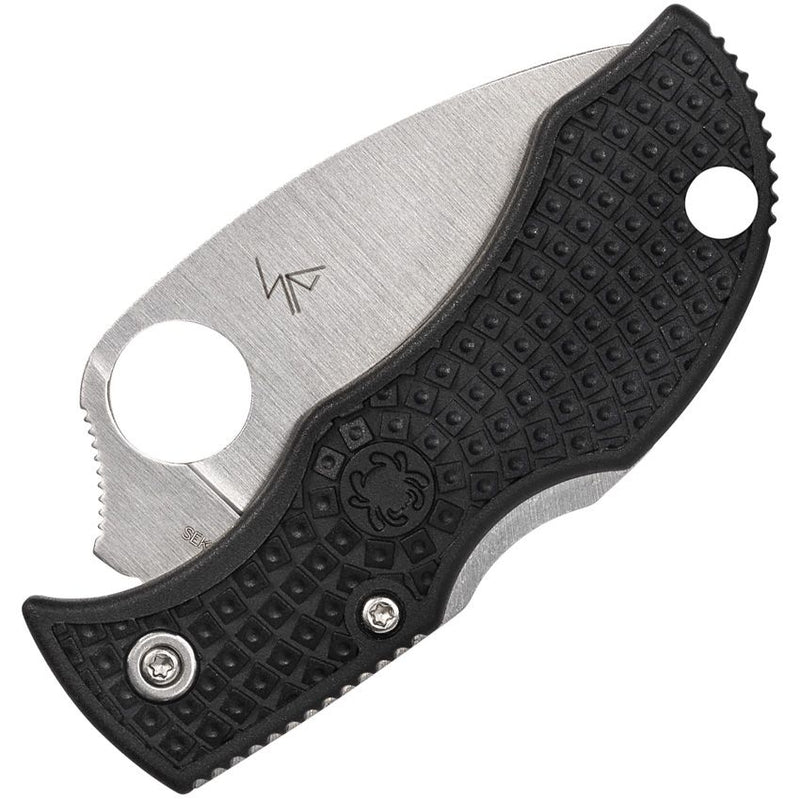 Spyderco Manbug Lockback Black (Black) (2" Satin) [MBKWS] - Image 2