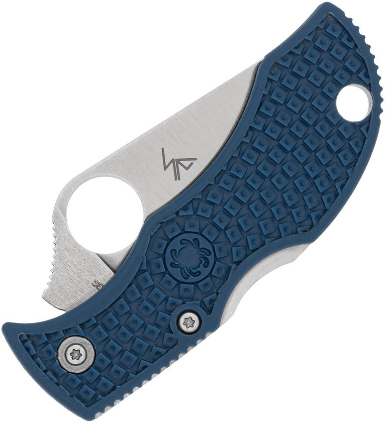 Spyderco Manbug Lockback Coba SPY27 (Blue) (2" Satin) [MPCBL] - Image 2