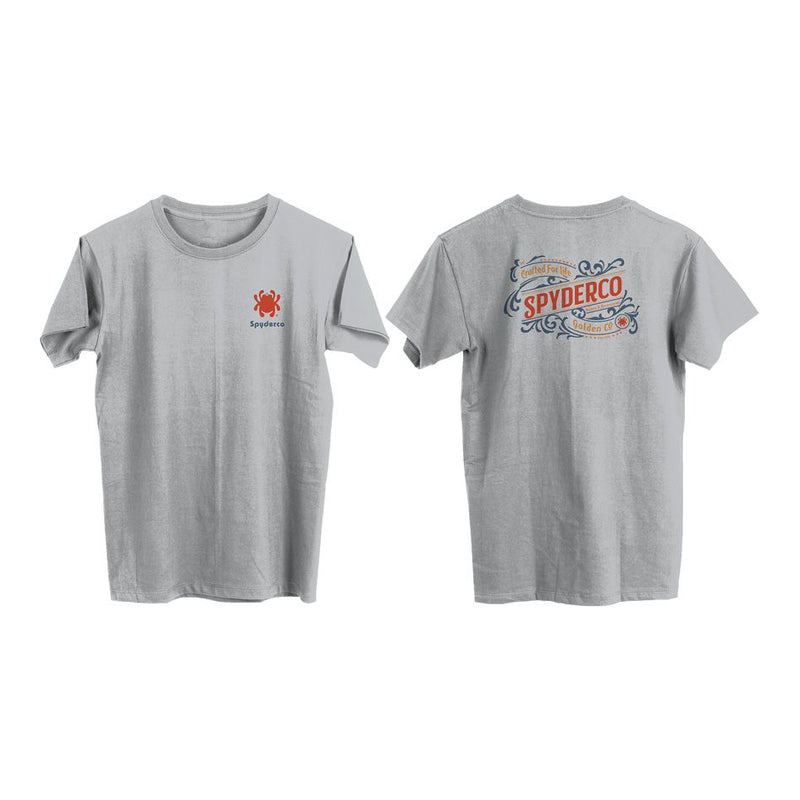 Spyderco Western T-Shirt 2XL Gray