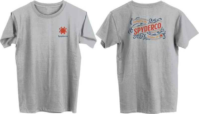 Spyderco Western T-Shirt 2XL Gray