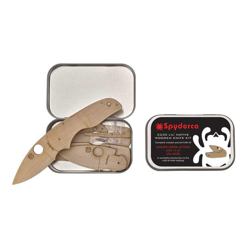 Spyderco C230 Lil' Native Wooden Kit [WDKIT2]