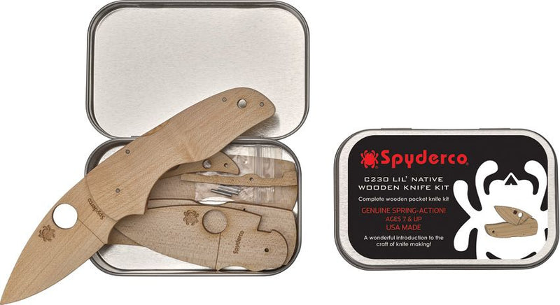 Spyderco C230 Lil' Native Wooden Kit [WDKIT2]