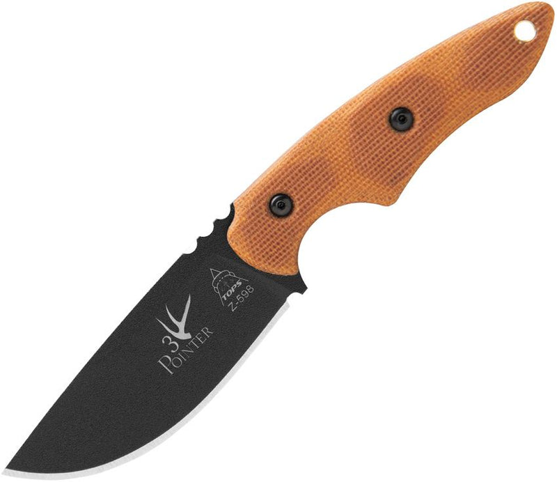 TOPS 3 Pointer Tan Canvas Micarta [3PR02]