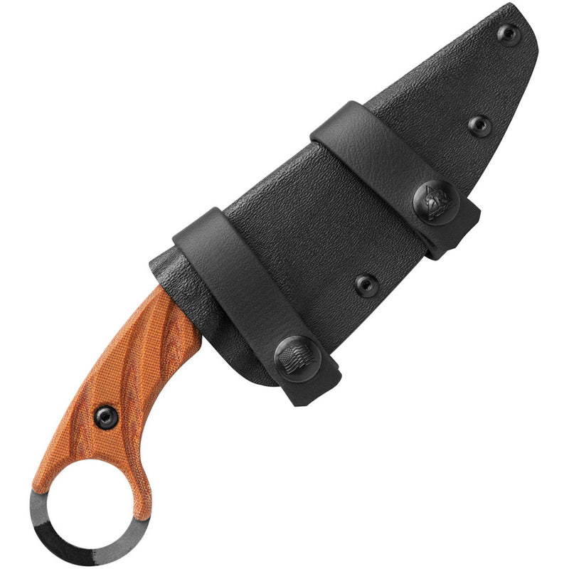 TOPS C.U.T. 4.0 Camo 1095 Tan Micarta Fixed Blade Knife [CUT-40-CAMO] - product view 2