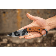 TOPS C.U.T. 4.0 Camo 1095 Tan Micarta Fixed Blade Knife [CUT-40-CAMO] - product view 3