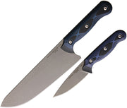 TOPS Dicer Chef and Paring Kitchen Knife Combo S35VN Blue Black G10 [DCR-83] - product view 1