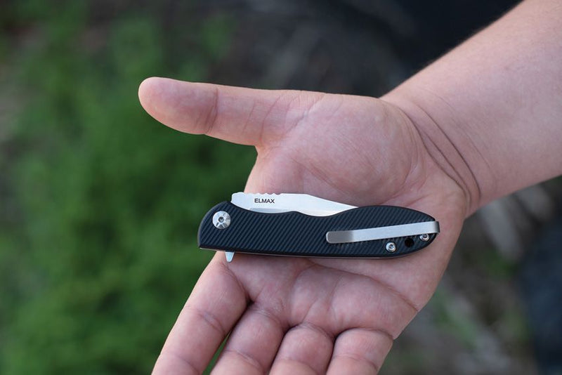 TOPS MSF Linerlock Black Elmax [MSFB-01]