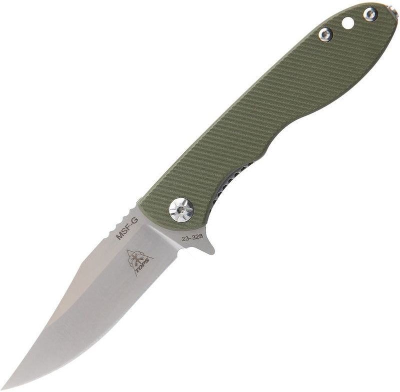 TOPS MSF Linerlock Green Elmax [MSFG-01]