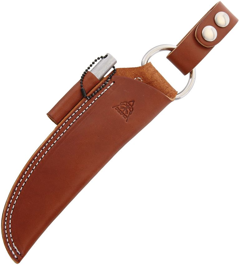 TOPS Bushcraft Sheath Brown Leather [SHL-BUSH-BRN]