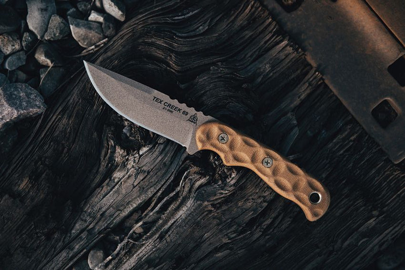 TOPS Tex Creek 69 Tan Blade/Handle [TEX-69]