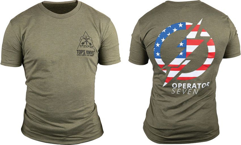 TOPS Operator 7 T-Shirt OD XXL [TS-OP7-XXL]