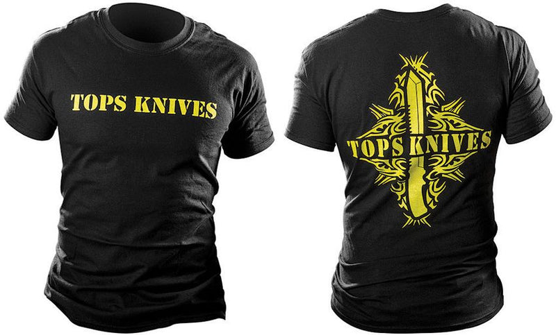 TOPS T-Shirt Tribal Art Yellow [TS-YBTA-XL]